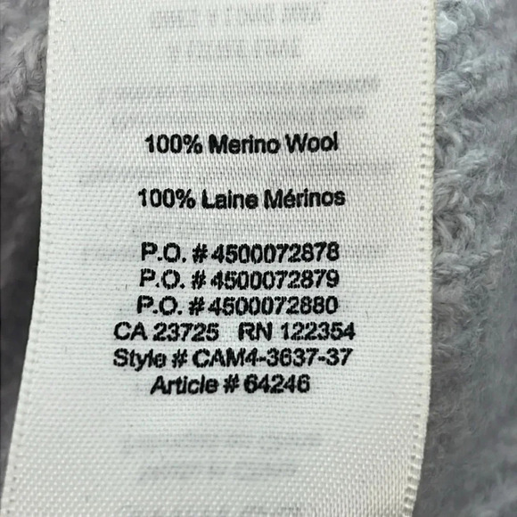 Aritzia Wilfred Jonnie 100% Merino Wool Ruffle Hemline Ribbed Crewneck Sweater S - Picture 11 of 11